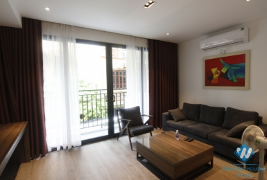 Beautiful apartment with one bedroom for lease in Hoang Hoa Tham st, Ba Dinh District 